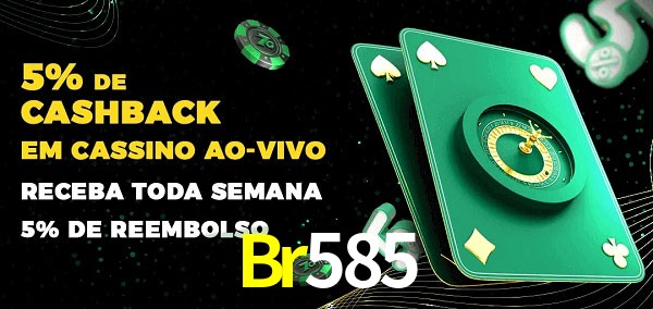 Promoções do cassino ao Vivo Br585